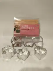 6 Sunny Side Up Bakery Christmas Metal Cookie Mini Cutters Essentials 2010
