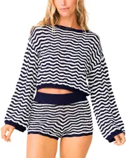Pq Swim Palmer Top Swim Cover-Up