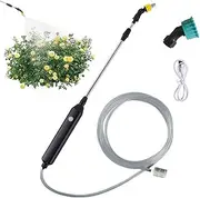 Lawn Sprayer - Water Sprayer, Recharging Plants Spraying Kits with Hose (2M), Easy to Grip Portable Lawn Watering Tools with Non Slip Handle, Electric Automobile Sprayer with Batteries
