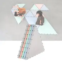 在飛比找momo購物網優惠-【OUAT孩記得】FunDay 疊疊遊戲墊 大三角-5入(磁