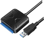 USB to Adapter Cable for Hard Drives High Speed External Hard Drive Connector for Data Backup Formatting and Repair Transfer Rate