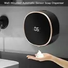 Electric Soap Dispenser with Touch Button Room Temperature Display Touchless
