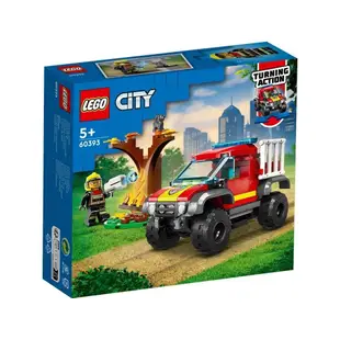 LEGO 60393 4x4 消防車救援 城市系列【必買站】樂高盒組