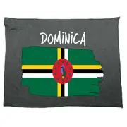 Dominica Country Flag Nationality - Gym Sports Towel