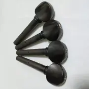 1/4 Violin Ebony Wood Pegs Swiss Model String Hole Drilled New High Quality