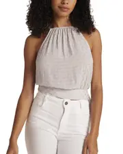 Bella Dahl Side Tie Button Halter Top