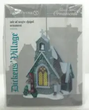 Dept 56 Dickens Village Series "Isle of Wright Chapel Ornament" Brand New
