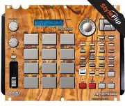 Akai MPC-500 | Wood 6 | Protective Decal | StyleFlip Skins