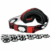 GENUINE OAKLEY STRAP WRAP NUMBER PLATE FOR GOGGLES MOTOCROSS SUPERCROSS ETC