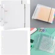 Cookie Stencil Storage Binder Die Cut and Stamp Storage Folder Baking Stencil Organizer Scrapbooking Cutting Dies Stencil Storage Book Collections Case Organizer 2PCS Cover with 70 Inner Pages