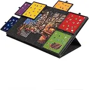 Evolvcar Puzzle Table with Integrated Adjustable Stand/Stand, 3 tilt Angle Puzzle Platform with Cover and 6 Sorting Drawers, Ultra-Light Felt Puzzle Board, can Hold up to 1000 Pieces.
