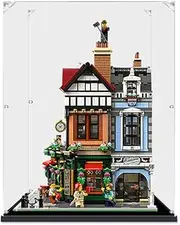 Acrylic Display Case for Lego 10350 Tudor Corner Figure Storage Box Dust Proof Glue Free