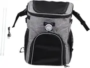 Multi-Functional Pet Bike Bag Pet Carrier for Dog Cat Container Dog Bike Carrier Polyester Grey
