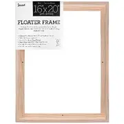 Jasart 16 x 20" Floating Frame Thin Edge Natural