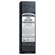 Dr Bronner's Anise All-One Toothpaste 140g