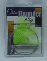 Sea Striker F3B-CH Bucktail Flounder Rig Chartreuse Bucktail