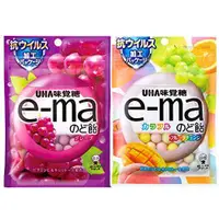 在飛比找蝦皮購物優惠-*貪吃熊*日本 UHA 味覺糖 e-ma 喉糖  味覺e-m