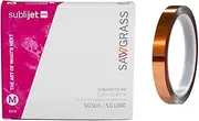 Sawgrass SubliJet UHD Sublimation Ink for Sawgrass SG500 & SG1000 - Magenta - Regular Capacity Cartridge (31ml) - Bundle with 2 Rolls SUBLIMAX Heat Tape (SG500 Magenta + 2 Tapes)