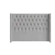 Stella Winged Bed Head Cloud Grey - King