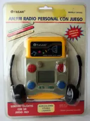 VINTAGE 80'S YASAKI WALKMAN AM/FM RADIO WITH LCD HANDHELD GAME 4744G NEW SEALED!