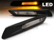 Os repetidores laterais for BMW Série 5 F11 F10 10-preto brilhante Frete Grátis