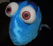 DISNEY STORE 14" Plush FINDING NEMO Blue DORY FISH Large Stuffed Animal Toy