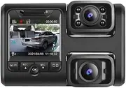Dual Lens Car DVR 4K 2160P Sensor 2 Camera Dash Cam Video Recorder Night Vision 170 Degree Camcorder D30H(D30H G-PS HW Kit,Class 10 128GB Card)