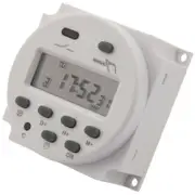 DC 12V Digital LCD Power Programmable Timer Time Switch Relay 16A Amps white