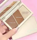 Sheglam Trio Hero Face Palette Bronzer Contour Shimmer Highlighter - DOUGH