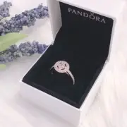 NEW Authentic PANDORA Rose™ Gold 925 Ale Vintage Allure CZ Ring 181006CZ