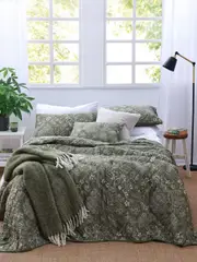 MM Linen Botanica Poplar Coverlet Set