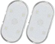 HOMSFOU 1 Pair Welcome Flashing Abs Ambient Lighting Car Interior Light