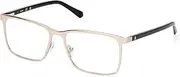 [GUESS] GU50193 032 Shiny Pale Gold 56/17/145 Men's Glasses, 032 Shiny Pale Gold, 56/17/145