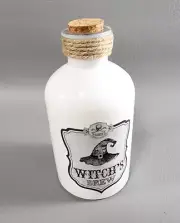 Poison Witch's Brew 6.5" Glass Bottle w/Cork - Halloween Fun Prop - New