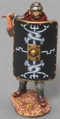 THOMAS GUNN ROMAN EMPIRE ROM007B 1ST VERSION 30TH LEGIONNAIRE THROWING PILUM MIB