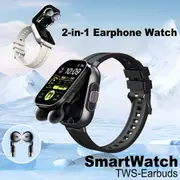 Smart Watch (Wireless Call) For Women Men, 5.11cm HD Display, Multi Sports Modes, Sedentary Reminder, Music Player, Weather Forecast, Sports Pedometer Watch For Android IOS, With Gift Earbuds