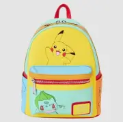 Loungefly Pokemon Starters Mini Backpack