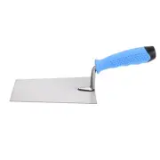 Finishing Trowel Flat Trowel Rubber Handle Hand Cement Soft Clay Trowel
