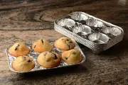 6-Cup Aluminum Muffin Pans Disposable Baking Cupcake Mold Tins Small Pies 30pcs