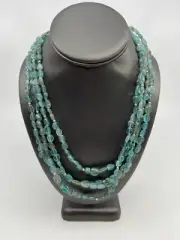 Jay King Mine Finds Sky Blue Apatite multi-strand .925 18-1/4-21" Necklace NIB