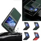 Fr Samsung Galaxy Z Flip6/Flip5/Flip4/Flip3 Slim Shockproof PU Leather Thin Case