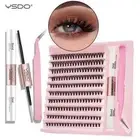 DIY Lash Clusters Extension Kit With Bond and Tweezers