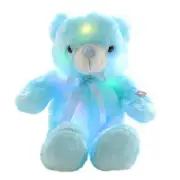 LED Teddy Bears Stuffed Animals, Cute Glow Bear Plush Toys Creative Blue
