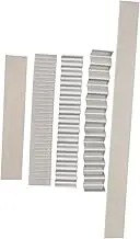 Generic 5Pcs Clay Sculpture Cutters for Beginners Polymer Clay Tools for DIY Pottery Crafting Flexible Wave Straight Blades Durable Cutting Tools for Artistic Shaping and Modelling