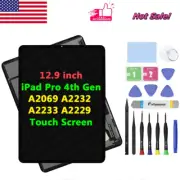 12.9" LCD Screen Replacement for iPad Pro 12.9 4th Gen A2232 Display Assembly