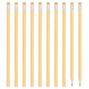 Round Pencils, 48 Pack HB Graphite Pencils with Eraser Wood Pencils, Orange