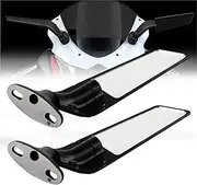 Handlebar Mirror Motorcycle Mirror Modified Wind Wing Rotating Rearview Mirror CBR650R F CBR1000RR CBR600RR CBR 250R 300R 400RR 500R(Large size)