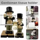 Gentleman Shape Tissue Holder Bathroom Toilet Resin Roll M4G7 Deco I5M3 O9E3