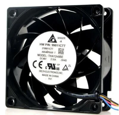 Delta THA1248BE 12038 120x120x38mm DC 48V 2.5A 12CM 4-Line Fan
