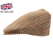 NEW BOYS FLAT CAP TWEED COUNTRY FARMER KIDS CHILDS UK SELLER